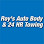 Roy's Auto Body & 24 Hr Towing logo