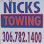 Nicks Towing logo